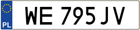 Truck License Plate